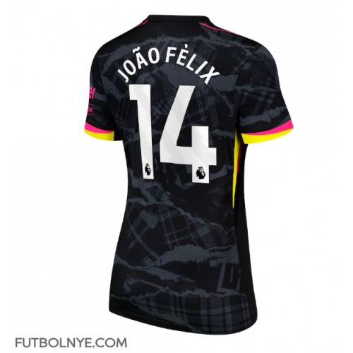 Camiseta Chelsea Joao Felix #14 Tercera Equipación para mujer 2024-25 manga corta